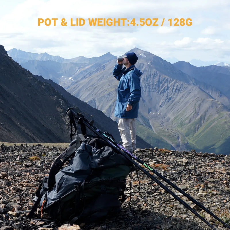 Cargue la imagen en el visor de la galería, Cook'n'Escape 750ml Titanium Soloist Titanium Pot