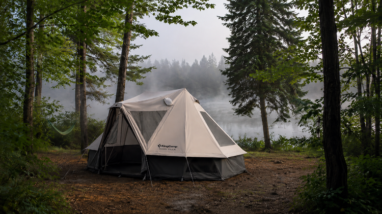 How to Build a Comfortable 4-Season Glamping Basecamp