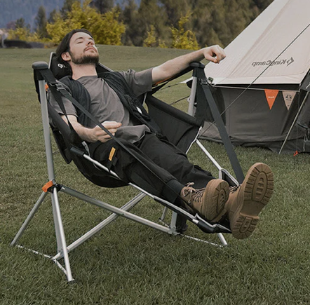 Motorized Rocking Hammock The KingCamp Folding Rocking Chair Hammock: A Symphony of Comfort and ...