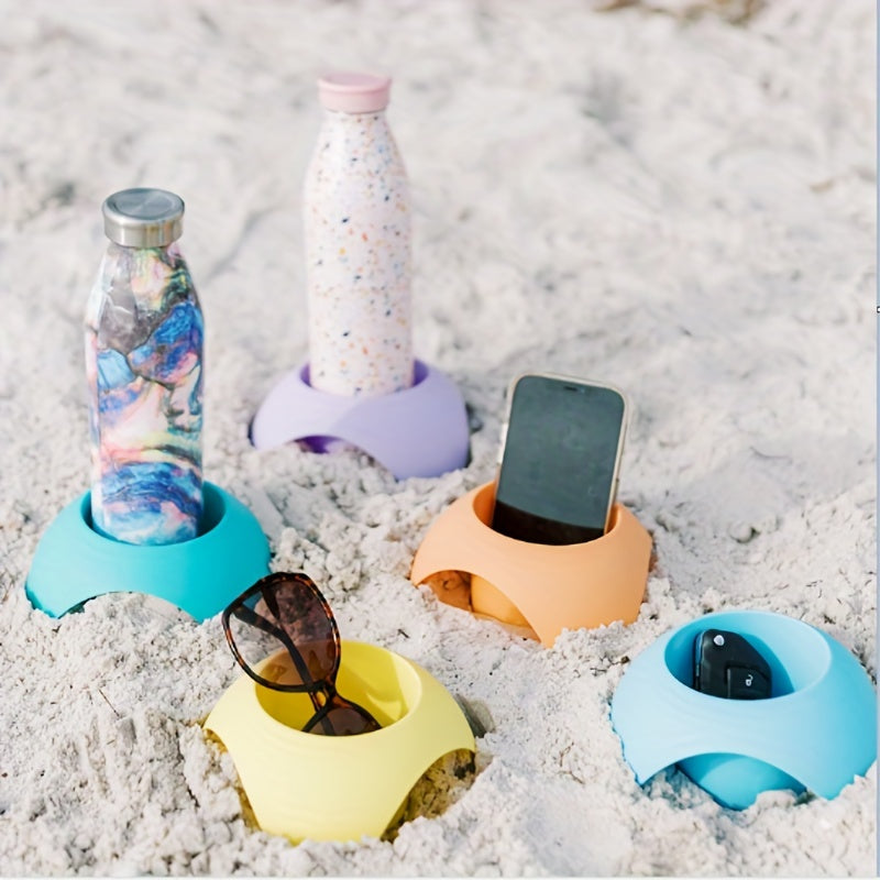 Load image into Gallery viewer, Beach Travel Essential Sand Cup Holder 4pcs
