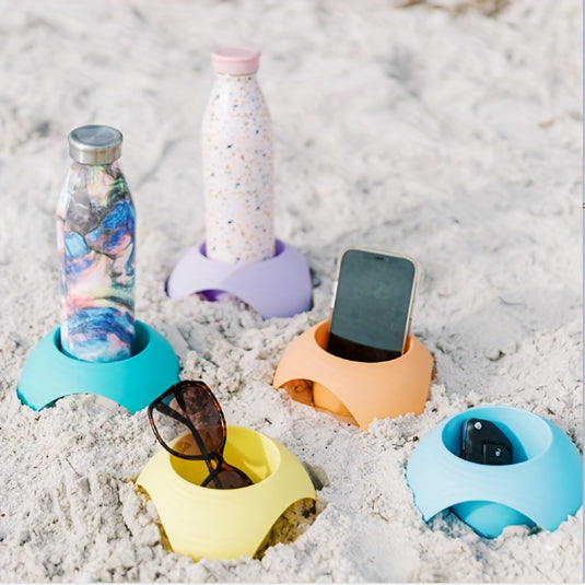 Beach Travel Essential Sand Cup Holder 4pcs