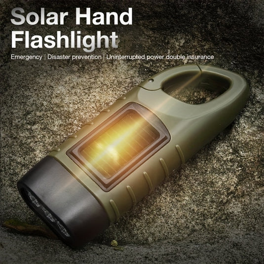 KinWild Hand Crank Radio with LED Flashlight