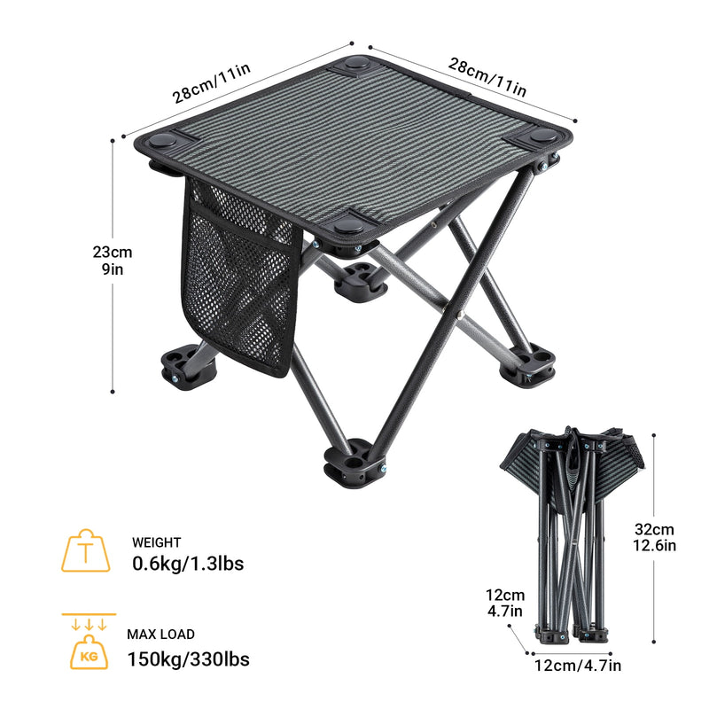 Load image into Gallery viewer, KingCamp Folding Camping Stools with Storage Bag
