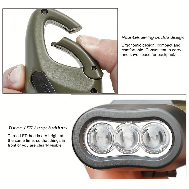 Load image into Gallery viewer, KinWild Hand Crank Radio with LED Flashlight
