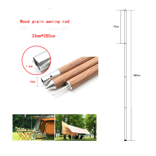 COOLCAMP Aluminum Alloy Outdoor Tent Pole