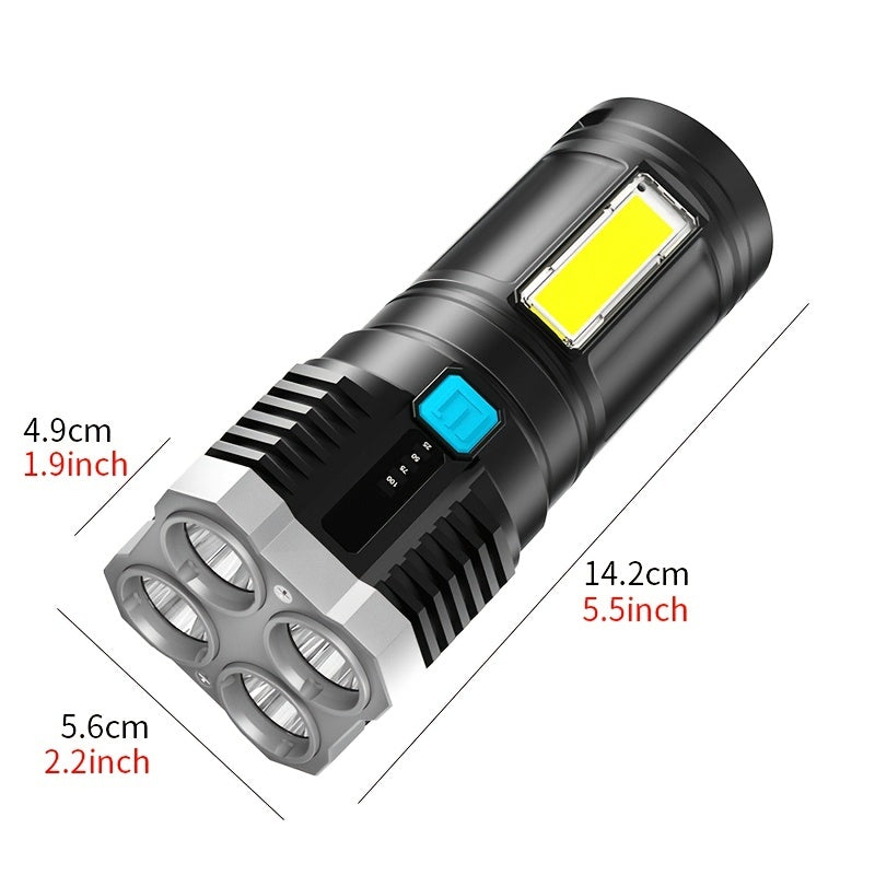 Load image into Gallery viewer, 4 Modes USB Rechargeable Flashlights
