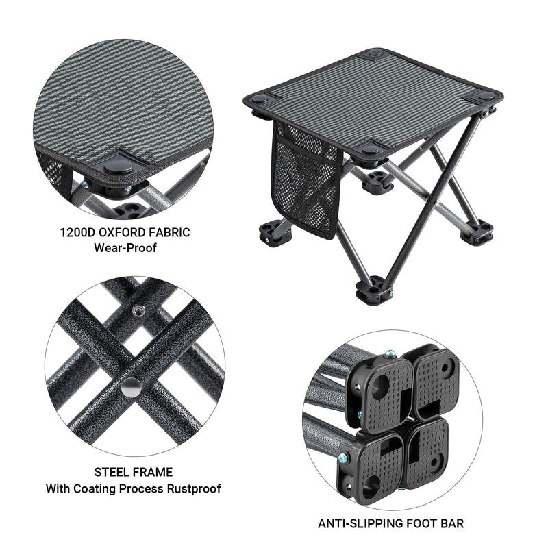 Load image into Gallery viewer, KingCamp Folding Camping Stools with Storage Bag
