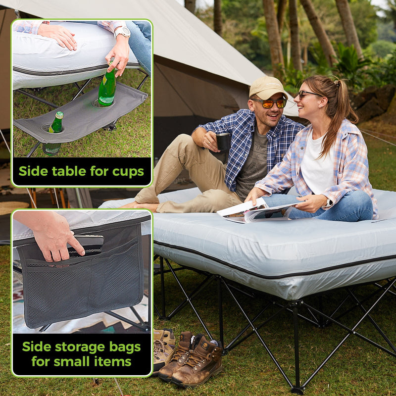 Load image into Gallery viewer, FUNDANGO Queen Air Mattress Camping Cot
