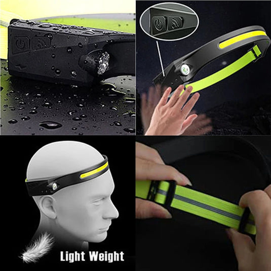 COB LED Sensor Headlamp