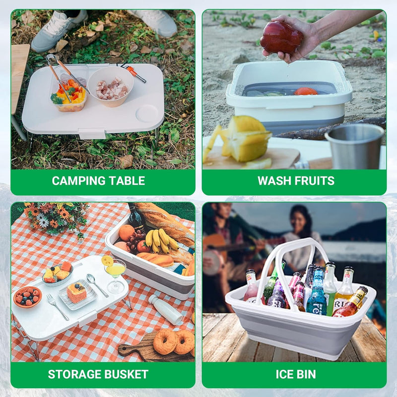 Load image into Gallery viewer, YETO Multi-Collapsible Picnic Basket
