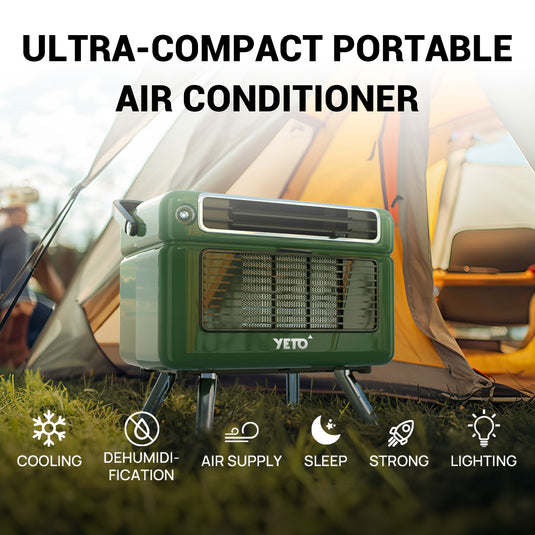 YETO Portable Air Conditioner 1800BTU Compact Air Cooler
