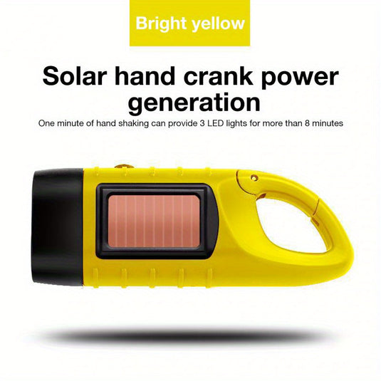 KinWild Hand Crank Radio with LED Flashlight