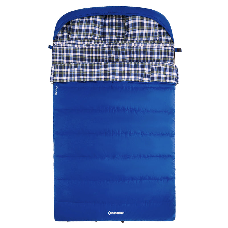 Load image into Gallery viewer, KingCamp COMFORT 280D Hooded Rectangular Sleeping Bag
