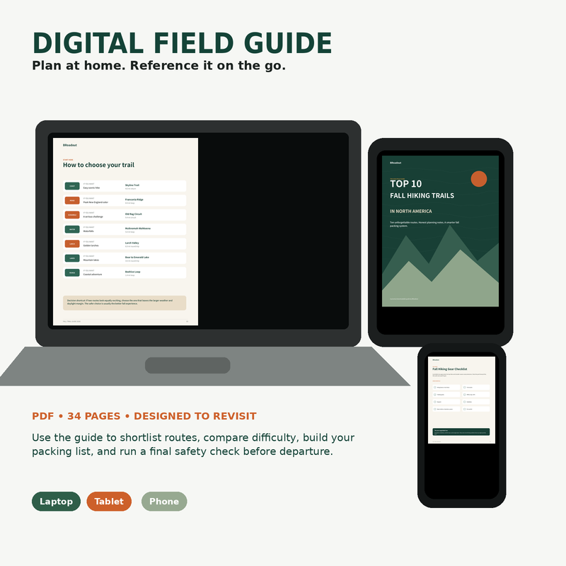 Load image into Gallery viewer, 10 Best Fall Hiking Trails in North America
