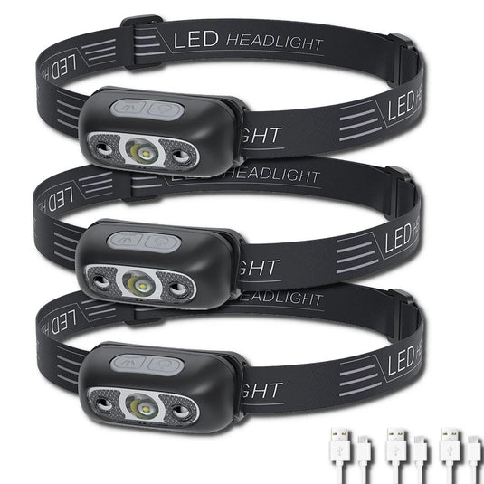 3pcs Mini Led Headlamps