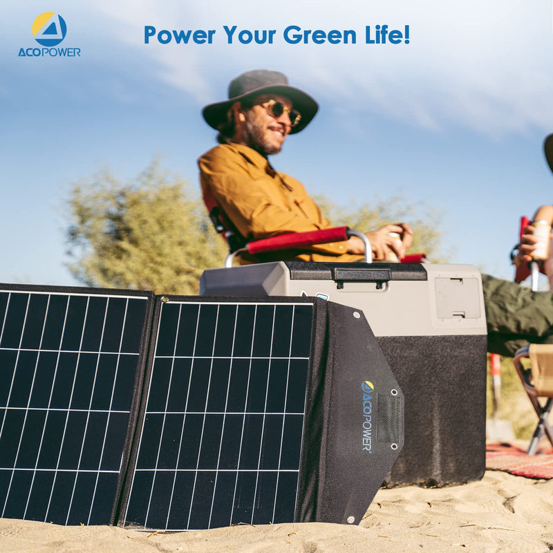 Load image into Gallery viewer, ACOPOWER Portable Solar Panel Foldable Solar Panel Suitcase
