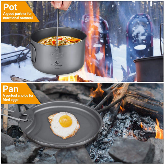 Cook'n'Escape Mountain Top Pot Titanium Pot
