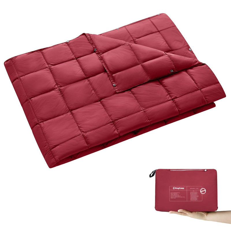 Load image into Gallery viewer, KingCamp Ultra Light Camping Blanket Red

