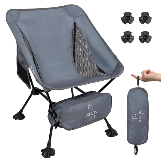 ATEPA Ultralight Square Tall Camping Chair