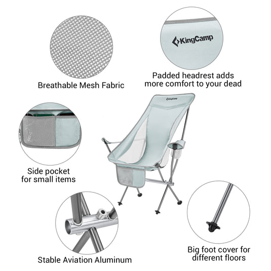 KingCamp CAMELLIA Ultralight Camping Chair