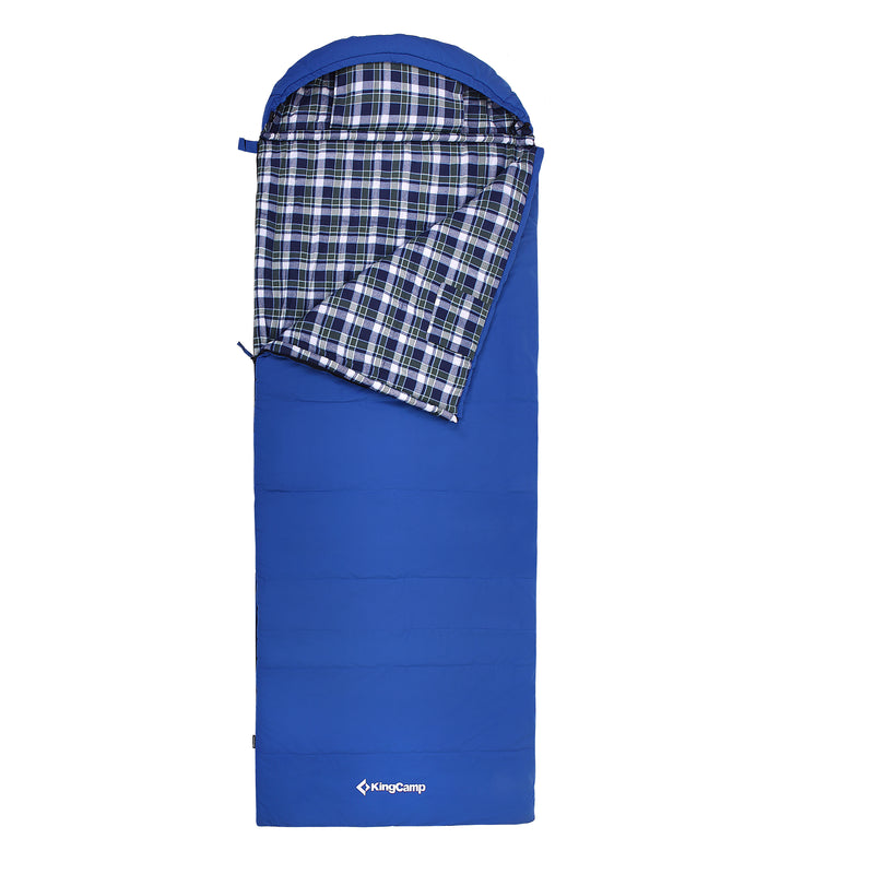 Load image into Gallery viewer, KingCamp COMFORT 280 Hooded Rectangular Sleeping Bag
