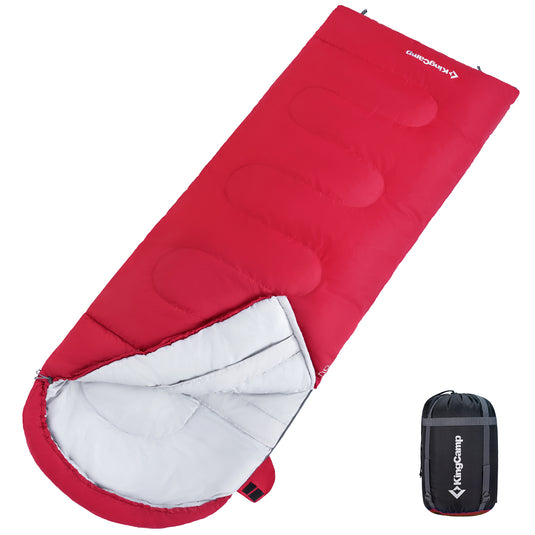 KingCamp Oasis 300 Sleeping Bag-Envelope With Hood