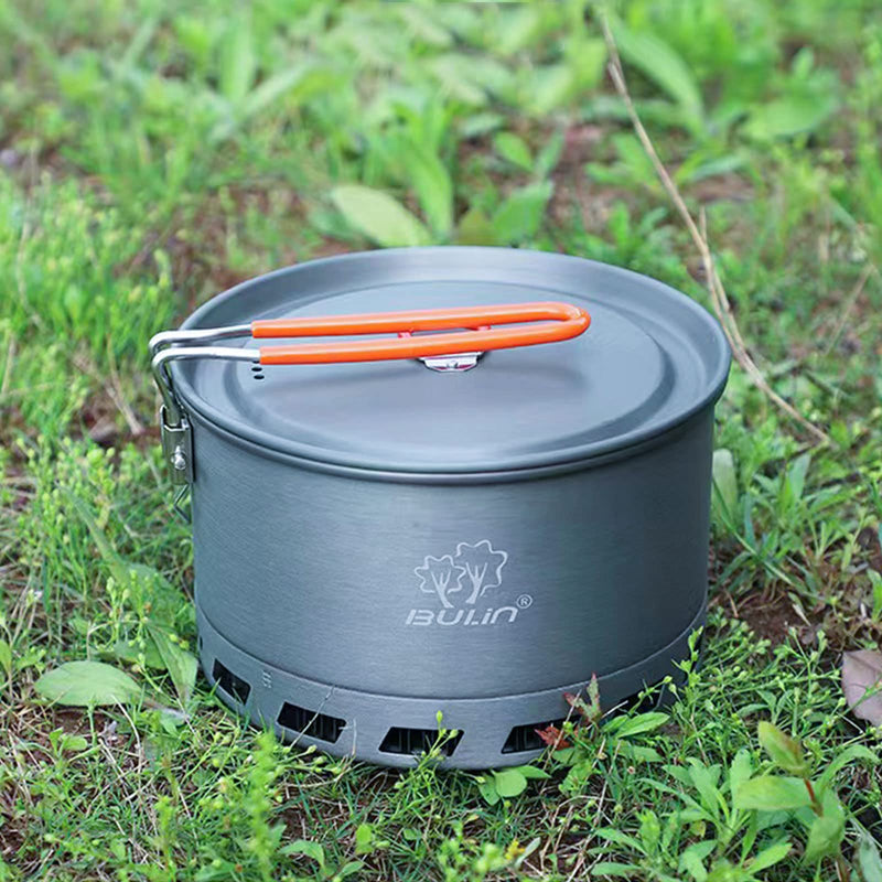 Load image into Gallery viewer, BULIN Jure Large Single Pot Camping Pot with Heat Exchanger
