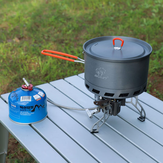 BULIN Jure Large Single Pot Camping Pot with Heat Exchanger