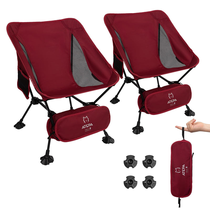 Load image into Gallery viewer, ATEPA Ultralight Square Tall Camping Chair
