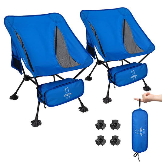 ATEPA Ultralight Square Tall Camping Chair