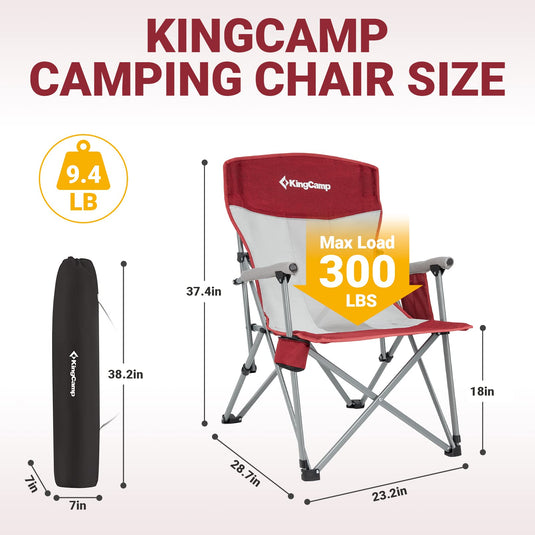 KingCamp Hard Armchair Set of 2