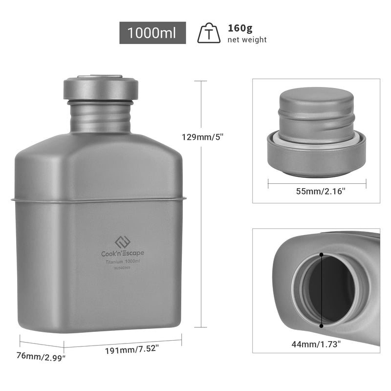 Load image into Gallery viewer, Cook&#39;n&#39;Escape Titanium Military Lunch Box Kettle Combination
