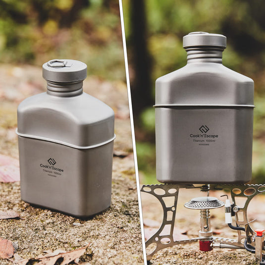 Cook'n'Escape Titanium Military Lunch Box Kettle Combination