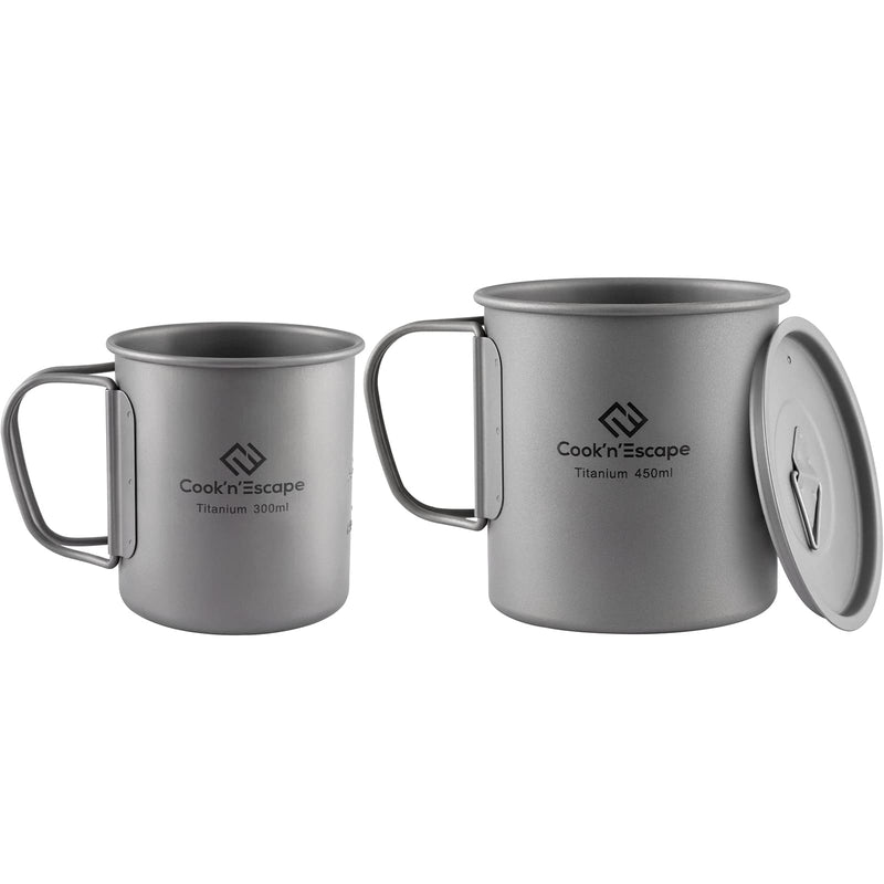 Load image into Gallery viewer, Cook&#39;n&#39;Escape 300ml+450ml Titanium Cup
