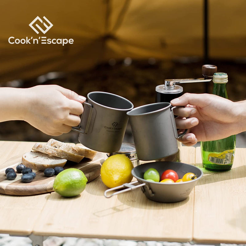 Load image into Gallery viewer, Cook&#39;n&#39;Escape 375ml Titanium Cup
