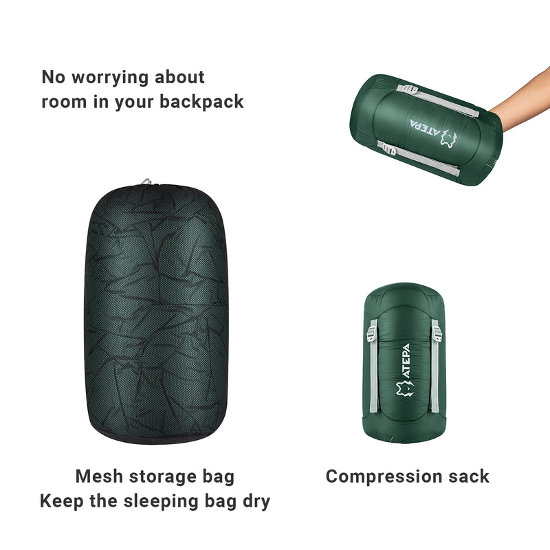 Load image into Gallery viewer, ATEPA DENALI 550L Down Sleeping Bag-Mummy
