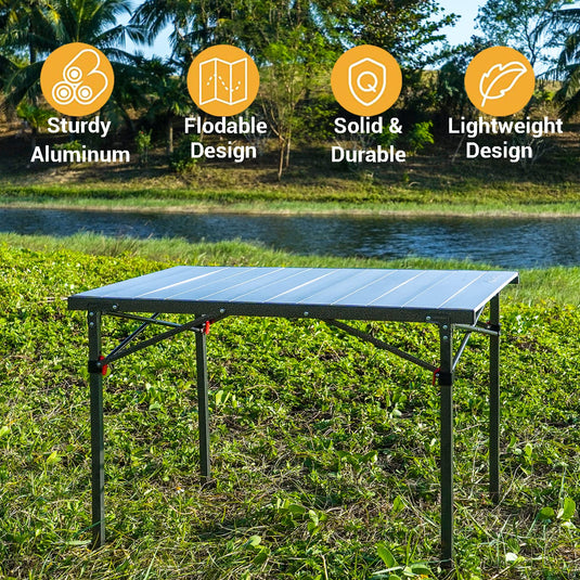 KingCamp MARBLE PLUS Folding Table Aluminum Camping Table