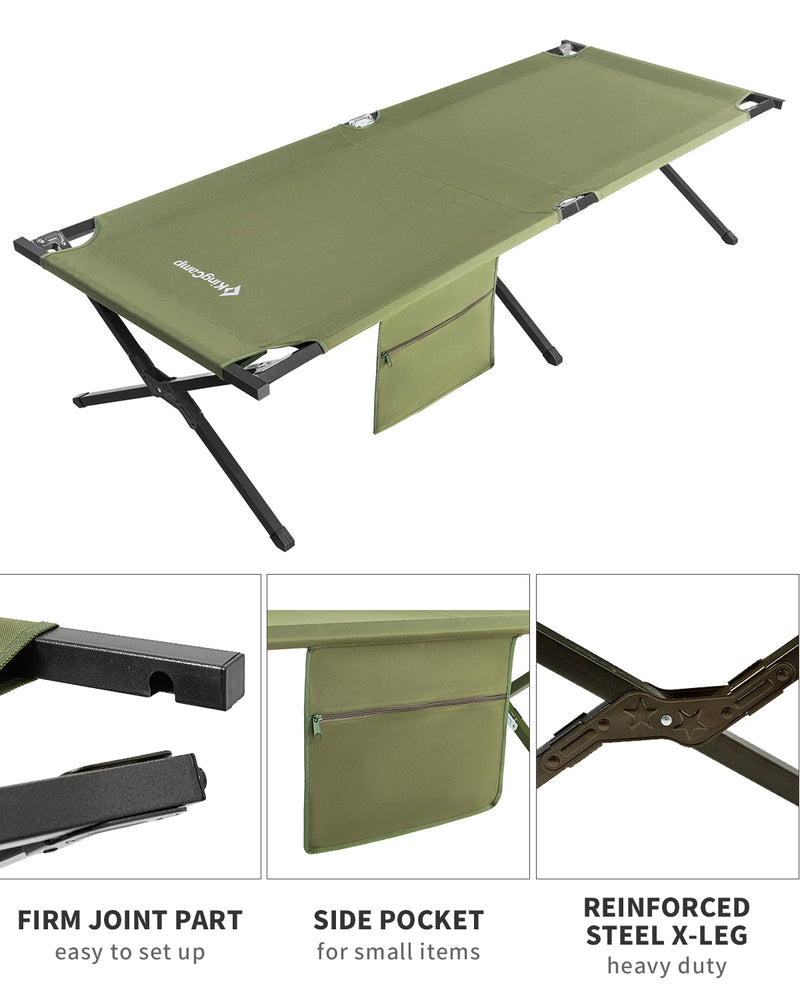 KingCamp Camping Cot BRoadout