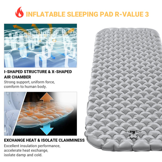 ATEPA HALOES 5.0 Air Pad Insulated Inflating Sleeping Pad