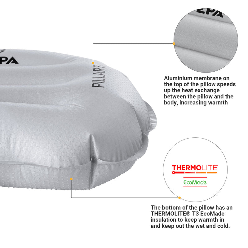 Load image into Gallery viewer, ATEPA VIRGA Air Pillow Ultralight Down Alternative Inflatable Travel Pillow
