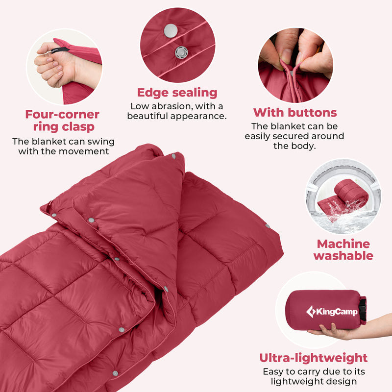 Load image into Gallery viewer, KingCamp Lightweight Camping Blanket Packable Blanket Water Repellent
