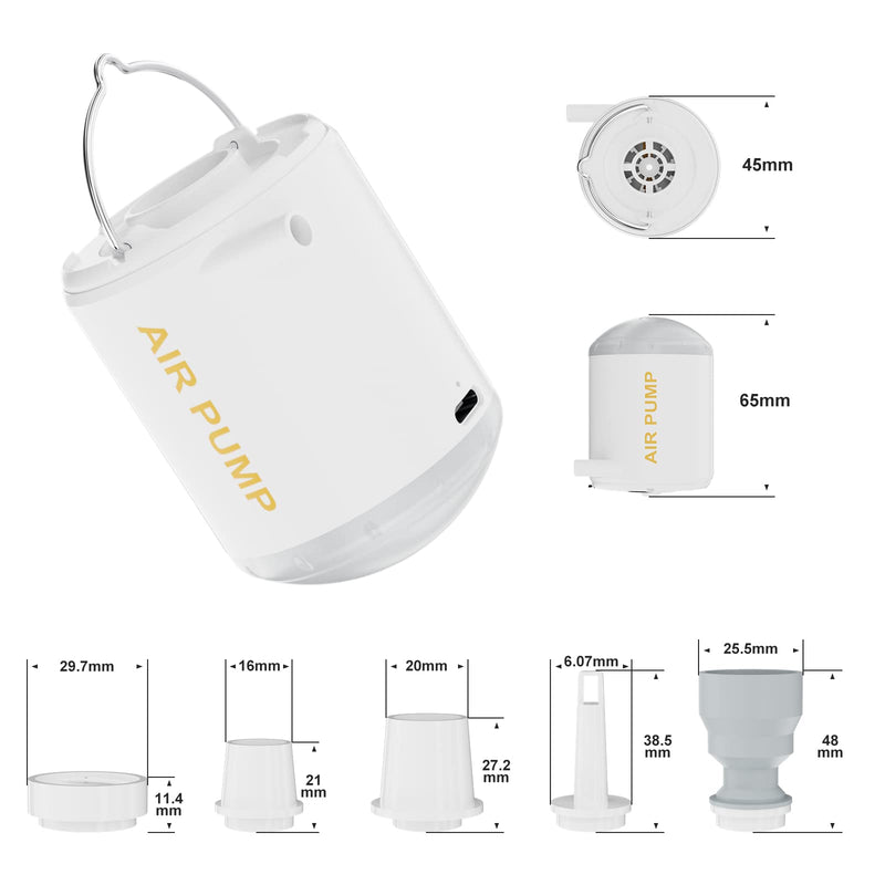 Load image into Gallery viewer, KinWild Electric Air Pump with Camping Lantern
