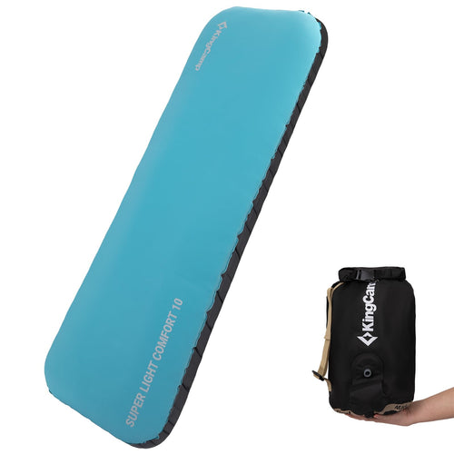 KingCamp SUPER LIGHT COMFORT 10 Single Air Pad - Memory Foam Sleeping Pad