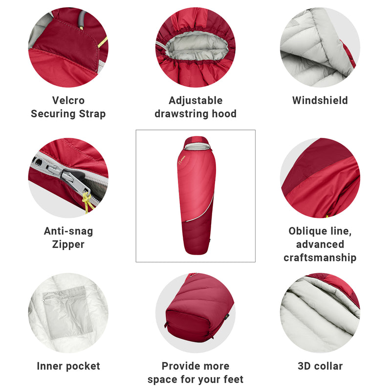 Load image into Gallery viewer, ATEPA DENALI 320 Down Sleeping Bag-Mummy
