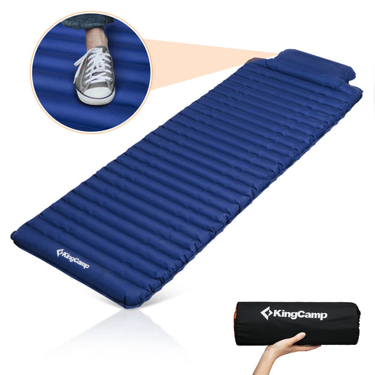 KingCamp Comfort Light Single Air Pad with Pillow