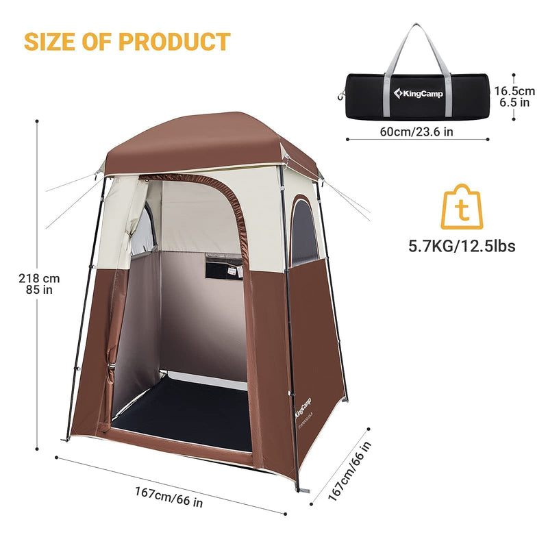 Load image into Gallery viewer, KingCamp MARASUSA Shower Tent Privacy Shelter
