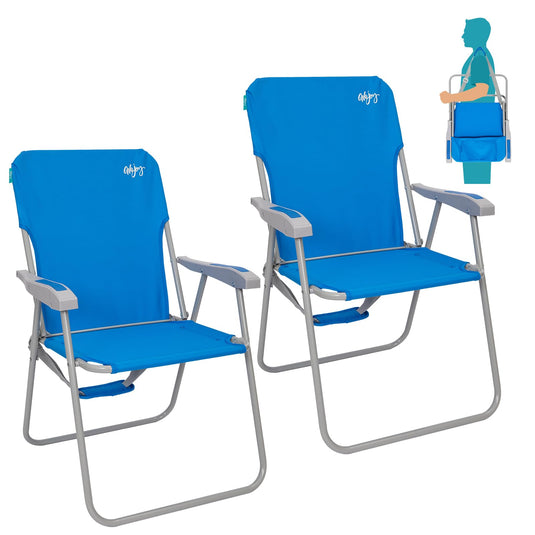 WEJOY Folding Beach Chair Outward Lawn Chair