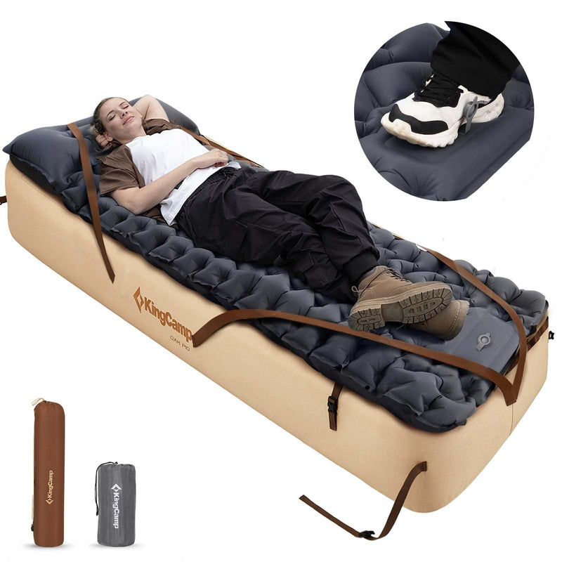 Load image into Gallery viewer, KingCamp Camping Air Bed Frame with Ultralight Inflatable Backpacking Pads
