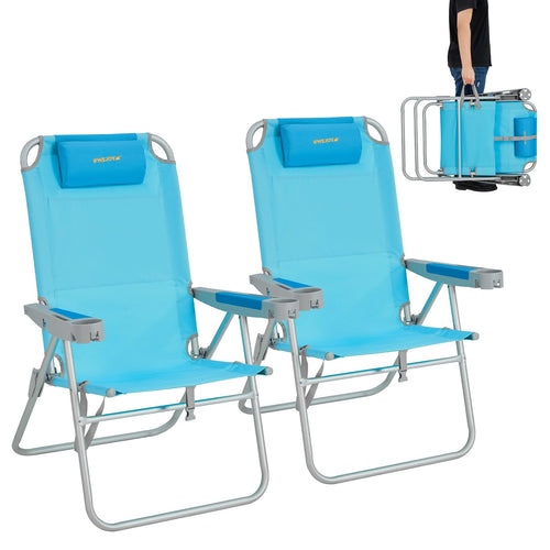 WEJOY Adjustable Beach Chair L Set of 2