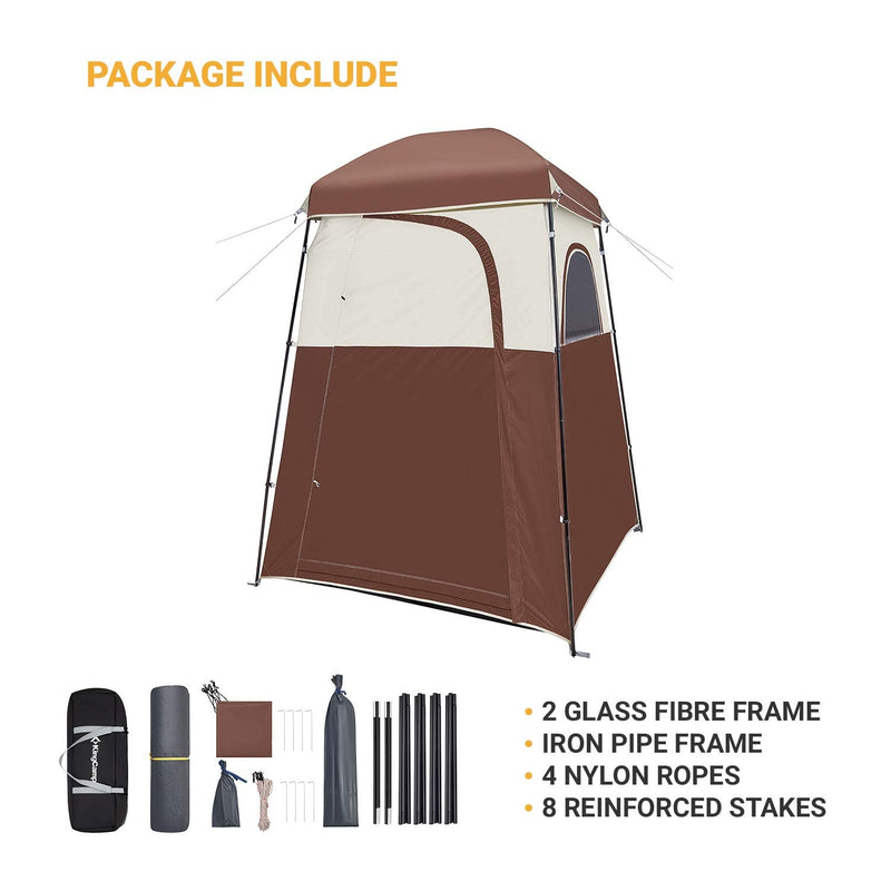 Load image into Gallery viewer, KingCamp MARASUSA Shower Tent 1 Room Design
